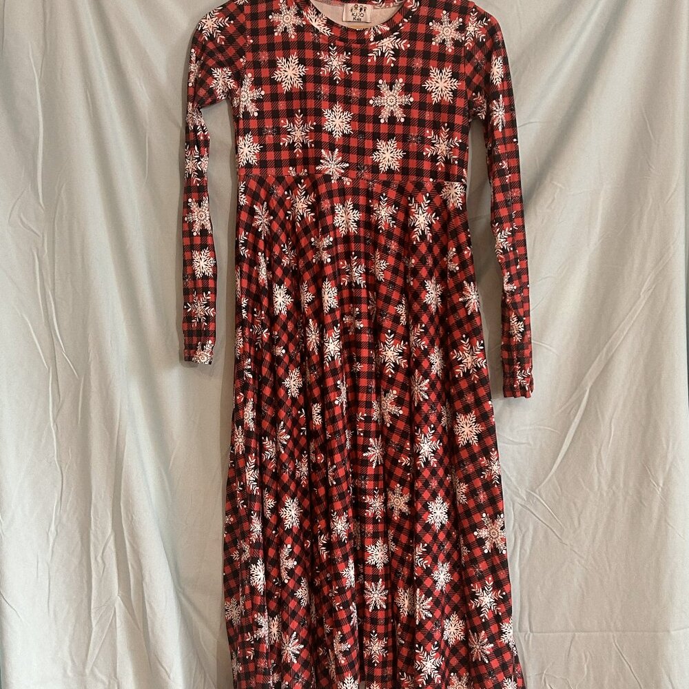 KJDO Kids Boutique Girls Holiday Twirl Dress